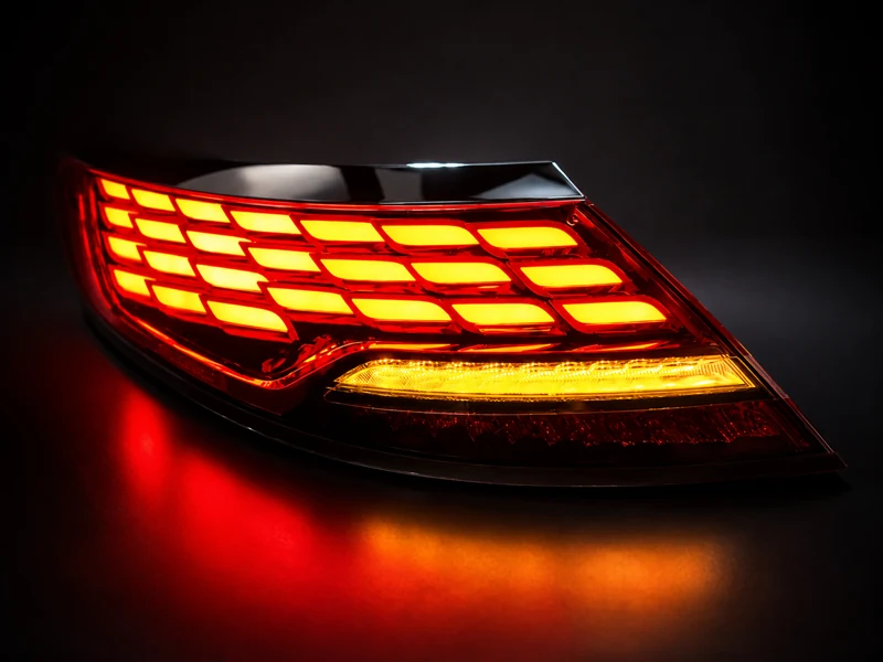 Segmentowe oświetlenie tylnej lampy LED